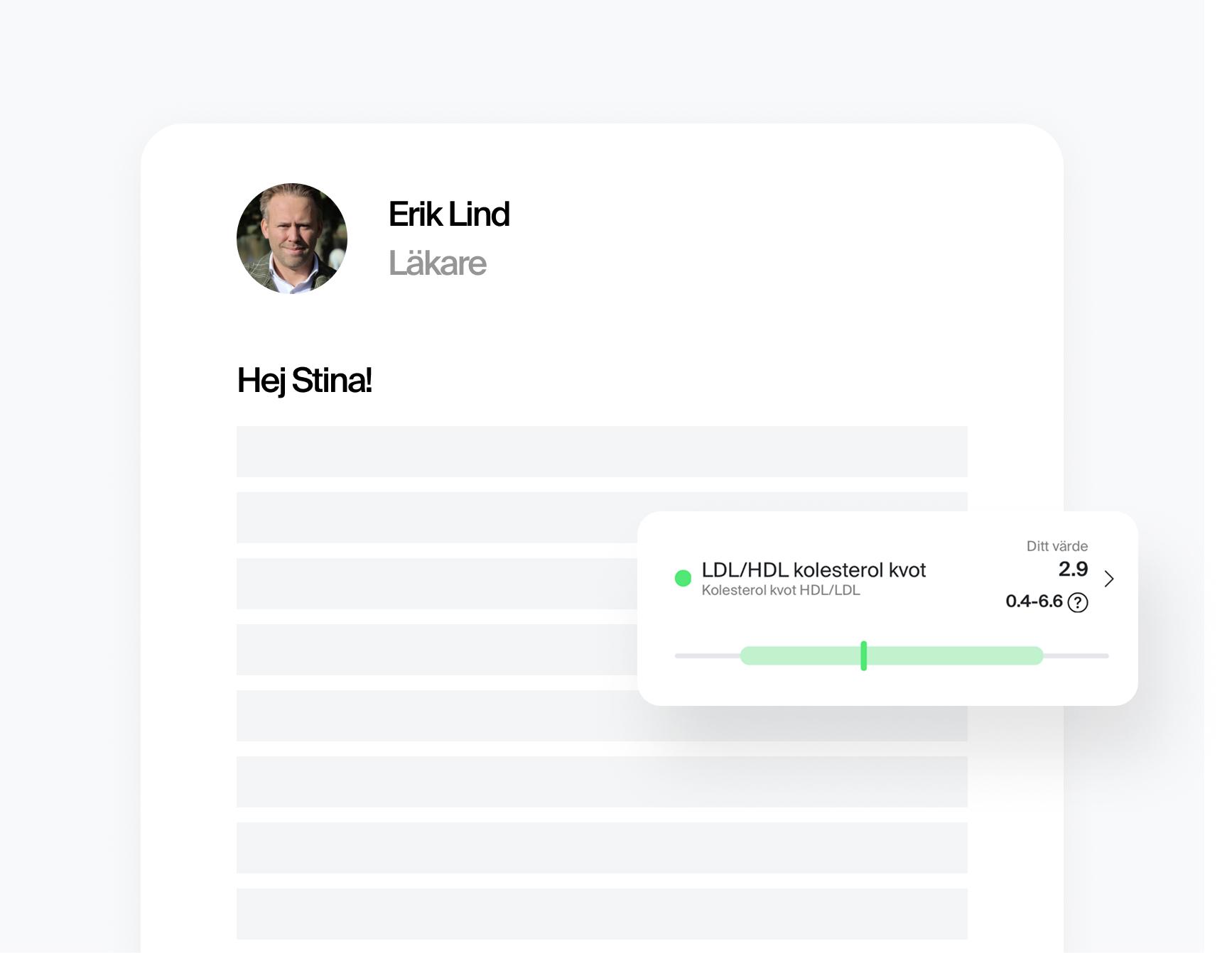 Kommunikation med läkaren